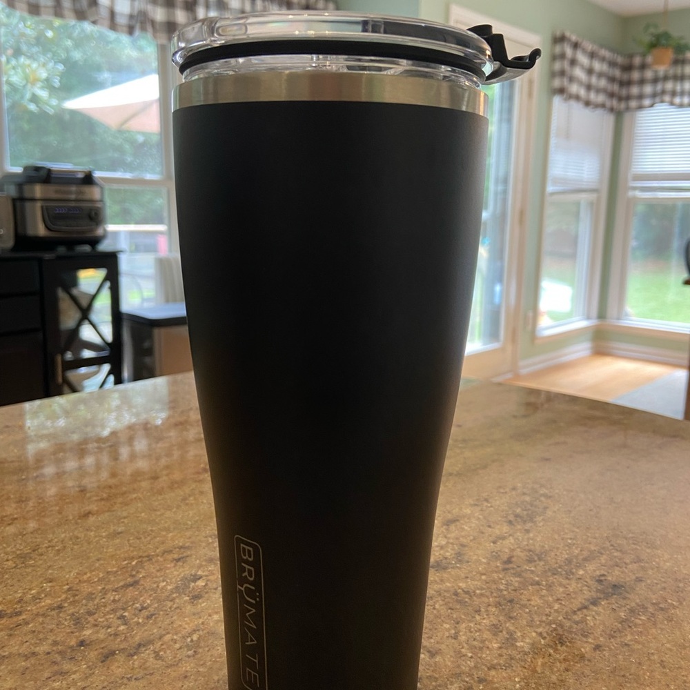 BrüMate Black Stainless Steel Tumbler